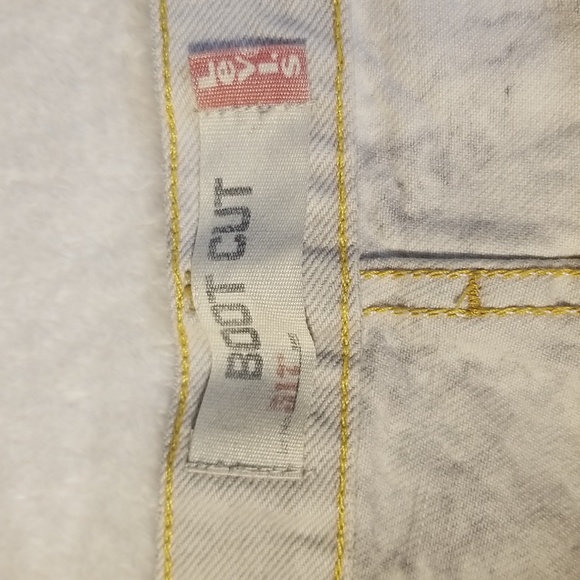 Levi’s Shorts 517 Womens  34 Marble‎ dyed Vintage Cutoffs Distressed High Rise - Picture 9 of 12